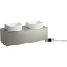 Раковина LAUFEN SONAR с текстурой 410x365 мм, белый 8.1234.3.000.112.1